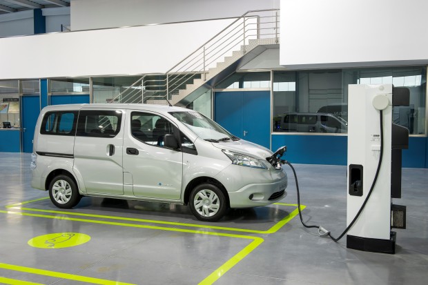 Nissan e-NV200 pour professionnels en charge