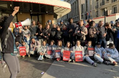 « 50 ans de déni climatique » : des militants bloquent l’AG de TotalÉnergies